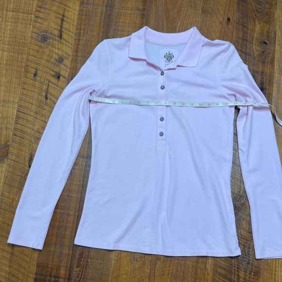 Women's Vintage Old Navy Perfect Fit Half Button Shirt, Size Medium - Picture 9 of 9